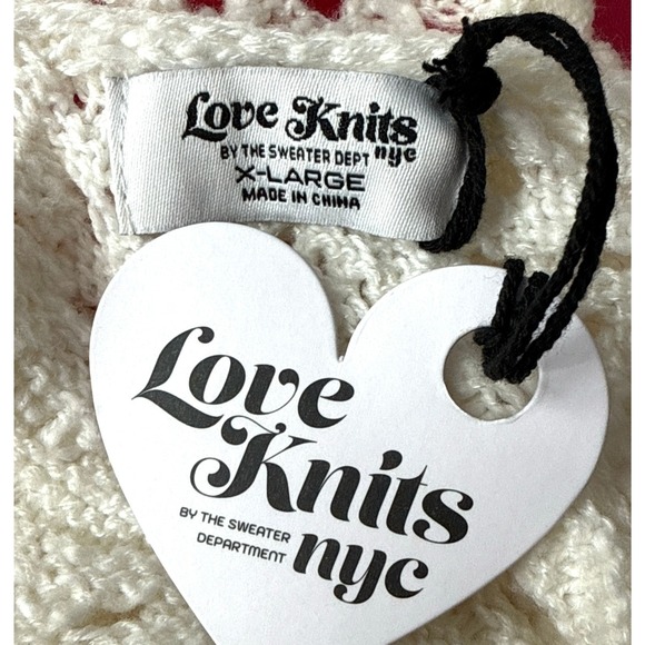 Pointelle Knit Tie Front Vest Ivory Sleeveless Boho Sweater Top Size XL NWT - Picture 6 of 9